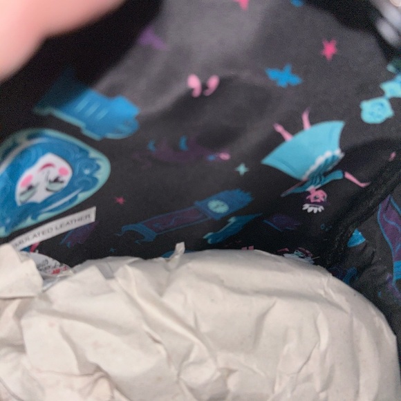 Disneyland Madame Leota Glow In The Dark Loungefly Backpack - Picture 3 of 8